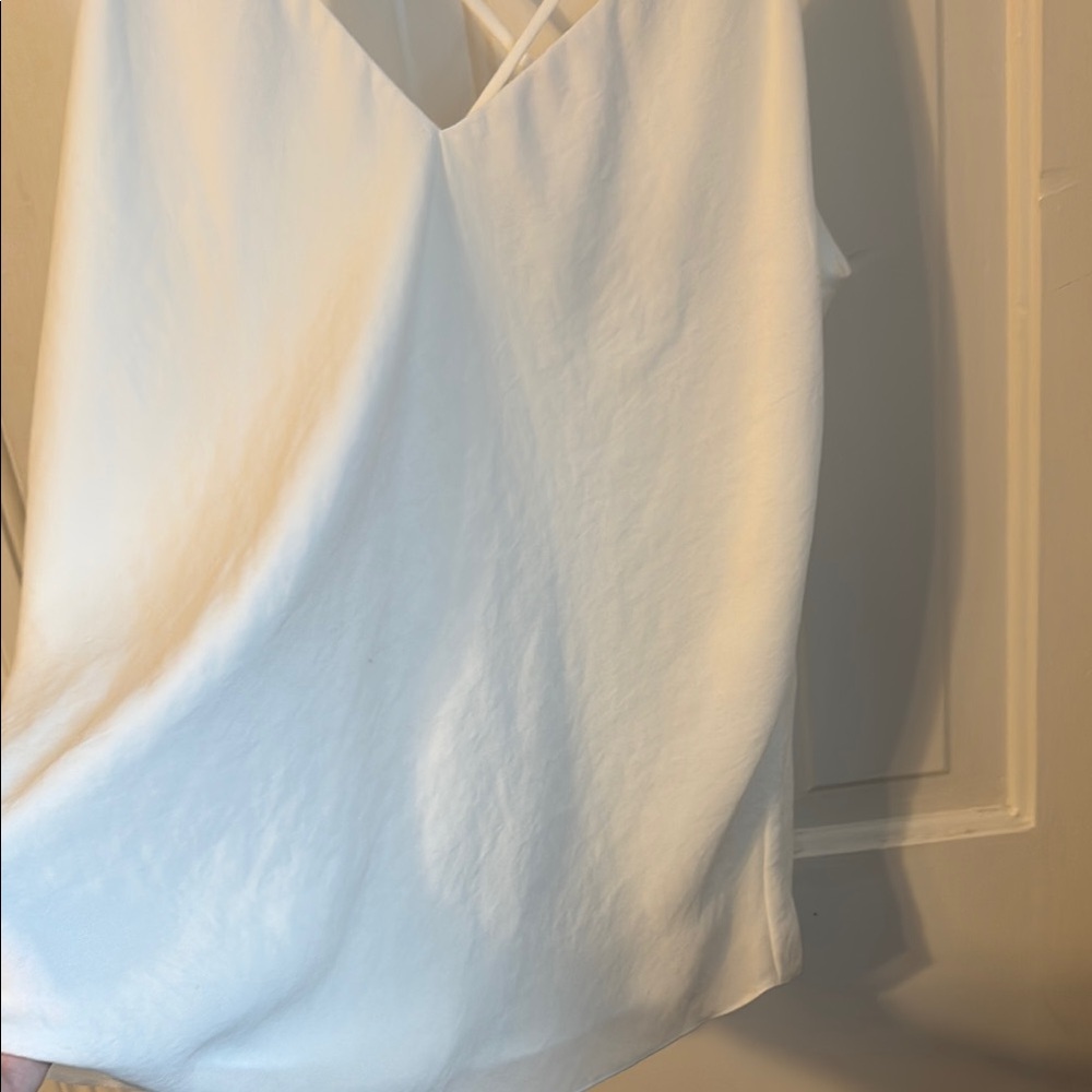 Polo by Ralph Lauren Asymmetrical White Camisole - Picture 2 of 8